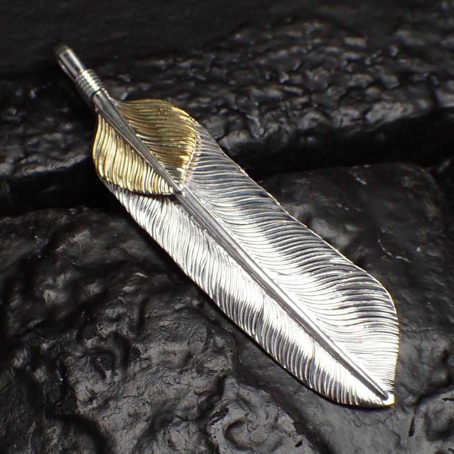 ブリッジ / Bridge ブラスハートフェザー/フェザーペンダント