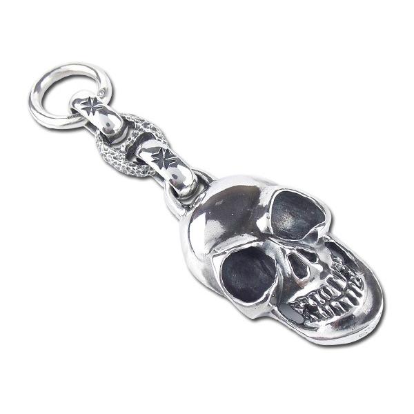 ガボールタイプ　シルバー925 スカル　キーチェーン .キーリング Gaboratory（ガボラトリー） キーチェーン スカルオンクリップw/H.W.