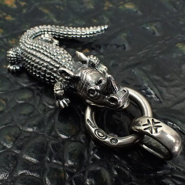 ガボラトリー/ガボール アリゲーターペンダント　ゴールドサダー Gaboratory ガボラトリー/ガボール (GABORATORY)ライノスヘッド