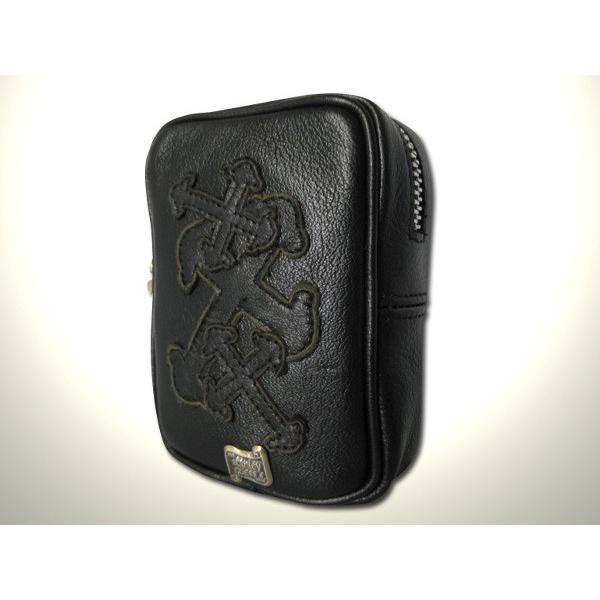 Stanley Guess（スタンリーゲス） レザー ジッパー シガレットケース w