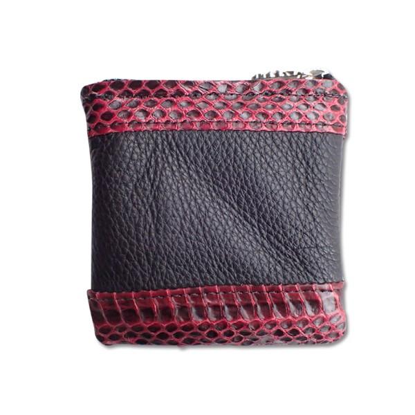 スタンリーゲス フィリグリーパッチレザークッション サンプル品 Stanley Guess（スタンリーゲス） レザー コイン パスw/ #3 w/ スカル