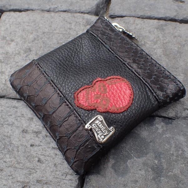 Stanley Guess（スタンリーゲス） レザー コイン パス #2 w/ スカル