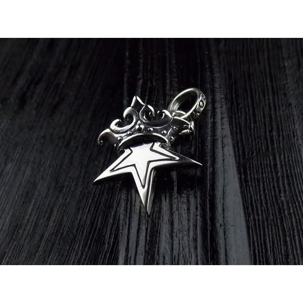 ROYAL ORDER（ロイヤル・オーダー） スター w/ クラウン ペンダント