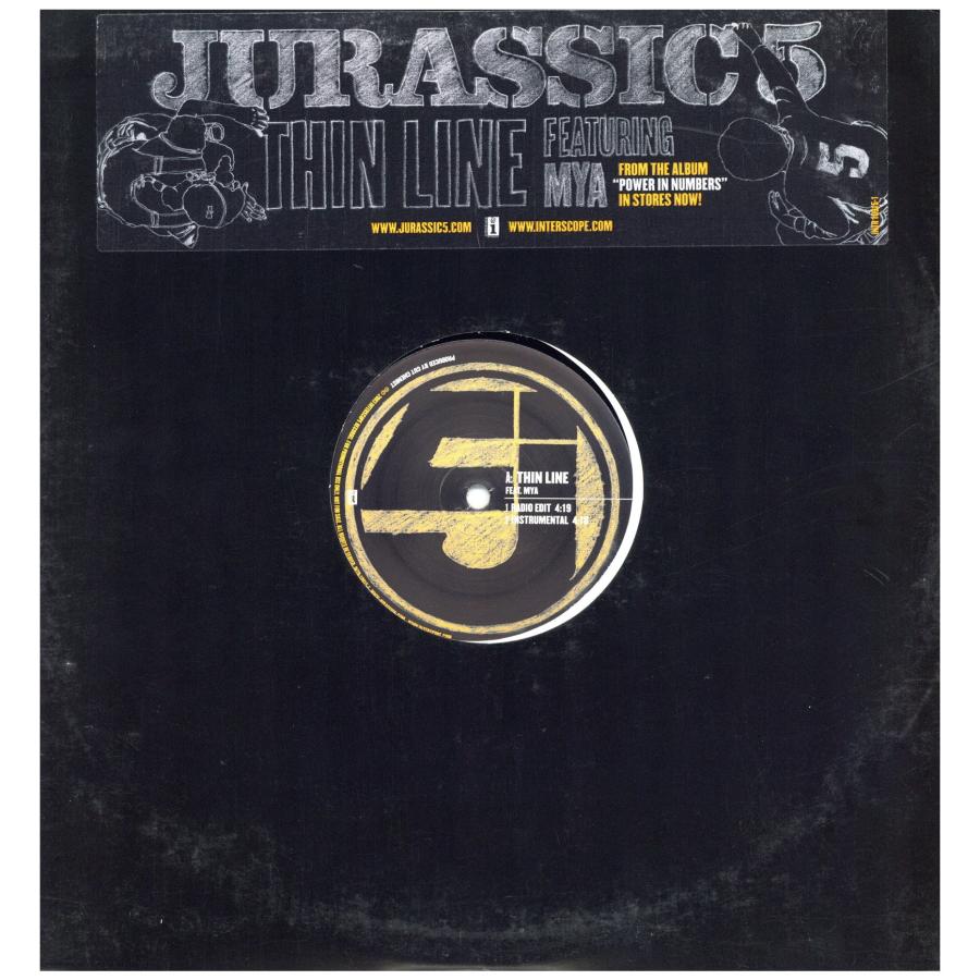 レコード】JURASSIC 5 - THIN LINE / A DAY AT THE RACES 12