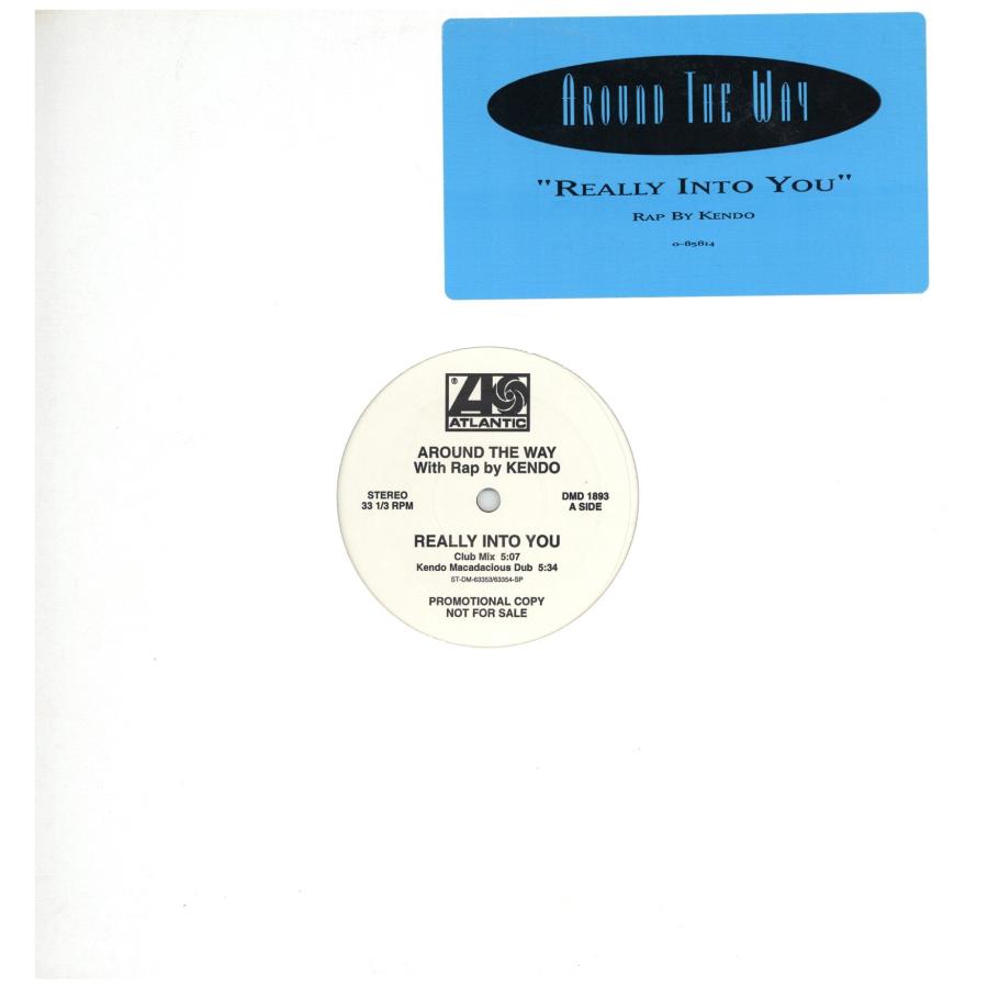 around the way  /  really into you   未開封 レコード】AROUND THE WAY - REALLY INTO YOU (PROMO) 12