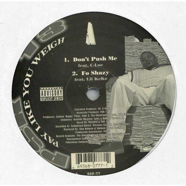Psk 13 Ft Lil Keke Dj Screw C Loc See Me Again Fo Sheazy Pay Like You Weigh 5000 Ep Ep Us 1999年リリース