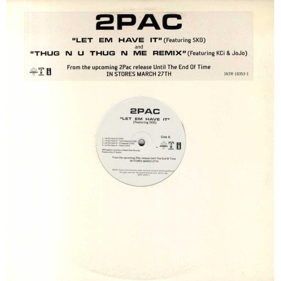 新品2Pac LIFE Part 2 & THUG Part 1 レコードセット Amazon.co.jp: The Best Of 2Pac – Part 2: Life [12 inch