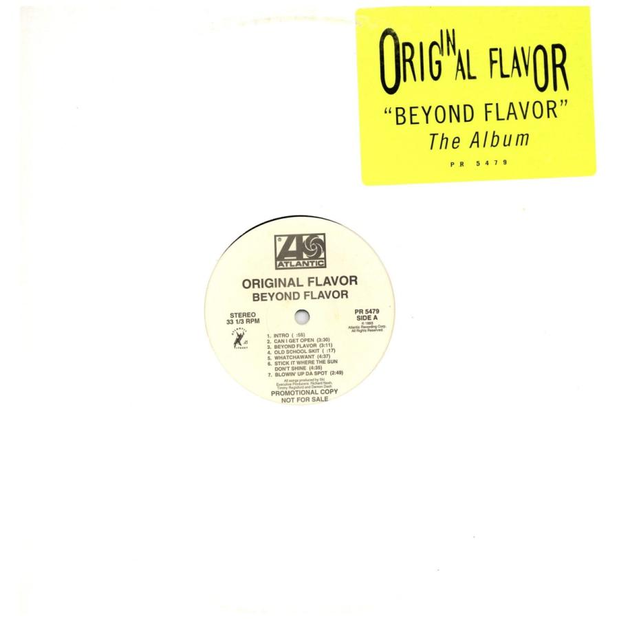 レコード】ORIGINAL FLAVOR - BEYOND (PROMO) LP US 1993年リリース