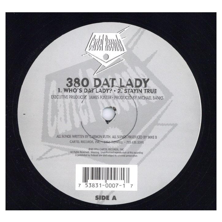 洋楽 380 DAT LADY レコード】380 DAT LADY - Who's That Lady / Stayin' True (A