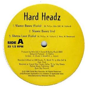 レコード】HARD HEADZ - GHETTO LOVE / SLAMMIN