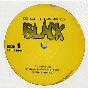 【レコード盤】GO HARD BLACK - Drama / Ain't No Luv (Ghetto Stories-EP) EP US 1997年発行 CD、音楽ソフト、チケット-ラップ、ヒップホップ-洋楽