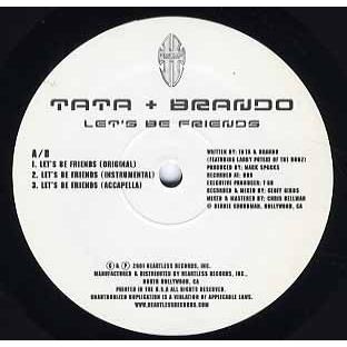 【レコード】TATA & BRANDO - LET'S BE FRIENDS 12" US 2001年リリース｜freaksrecords-2