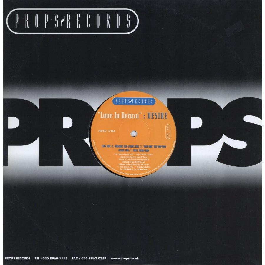 レコード】DESIRE - LOVE IN RETURN (RI) 12