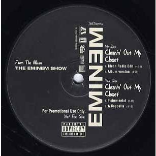レコード】EMINEM - CLEANIN OUT MY CLOSET 12
