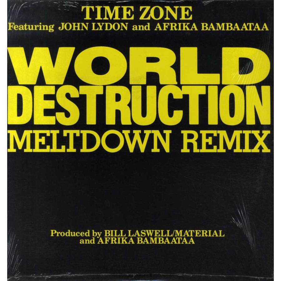 レコード】TIME ZONE ft John Lydon, Afrika Bambaataa - World