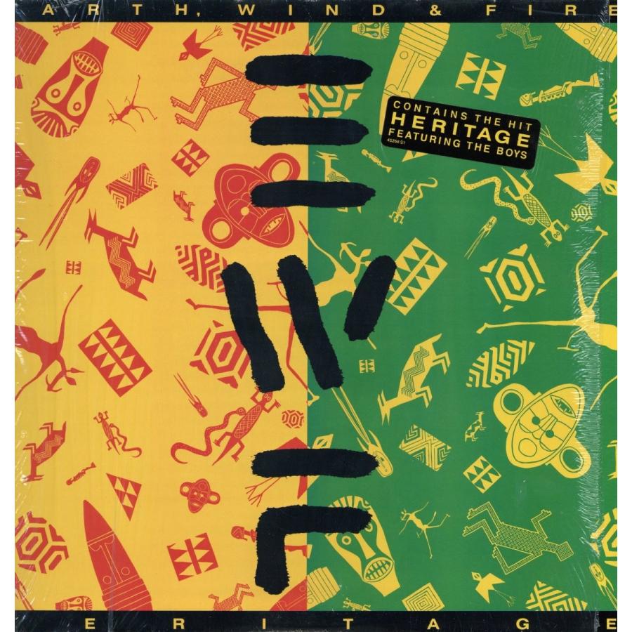 レコード】EARTH WIND & FIRE - HERITAGE LP US 1990年リリース
