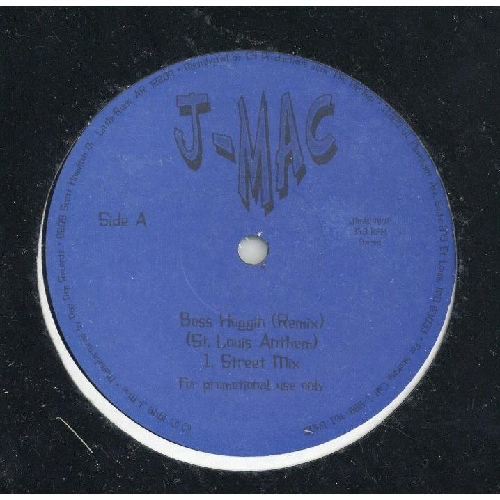 レコード】J-MAC - BOSS HOGGIN (REMIX) 12