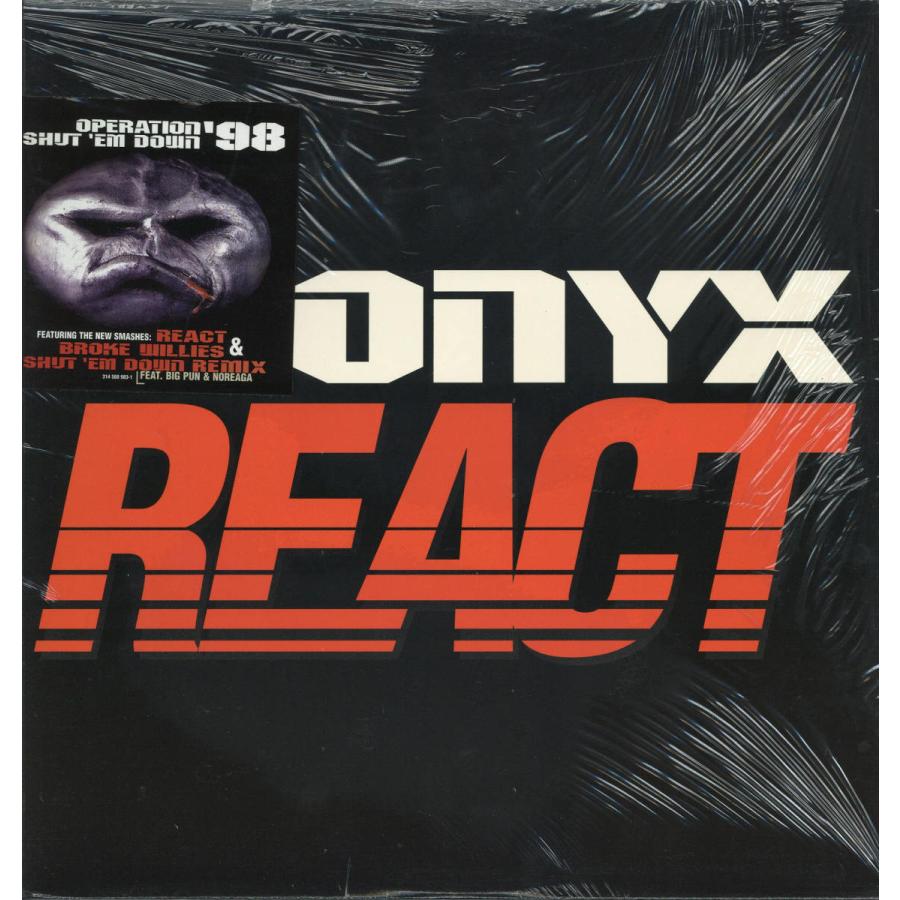レコード】ONYX feat 50 Cent - REACT / SHUT EM DOWN (REMIX) EP US 