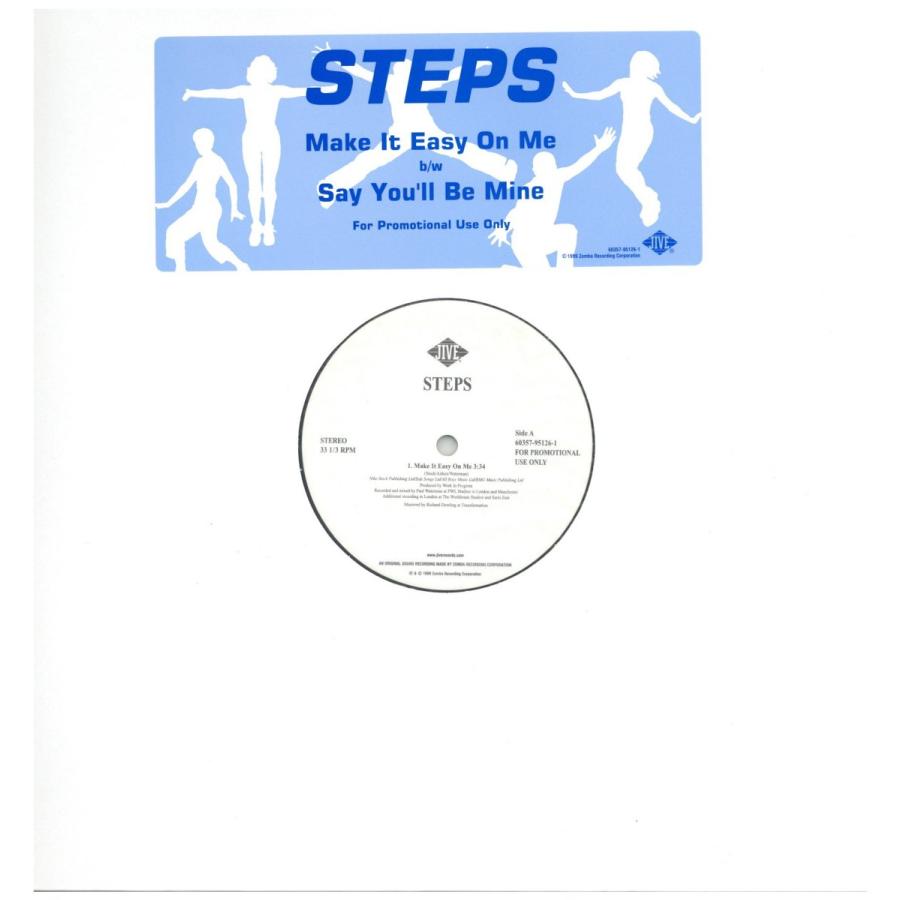最新人気 Steps Make It Easy On Me Say You Ll Be Mine 12 Jpn 1999年リリース 100 の保証 Www Esiba Tg
