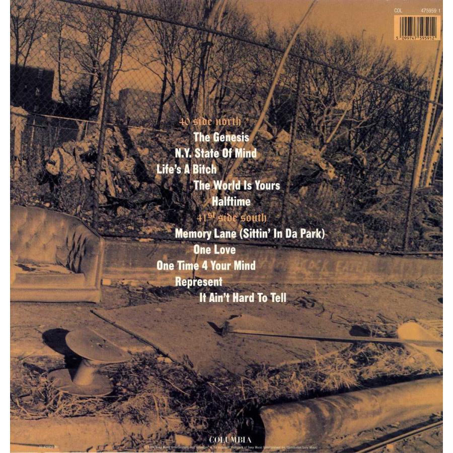 レコード】NAS - ILLMATIC (EU) LP EU 1994年リリース