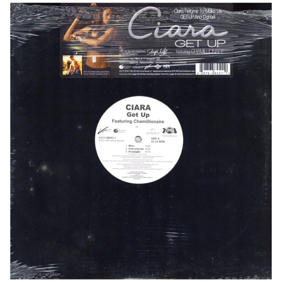 【レコード】CIARA feat Chamillionaire - GET UP (Produced By Jazze Pha) 12