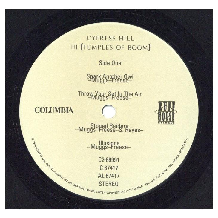 レコード】CYPRESS HILL - III (TEMPLES OF BOOM) 2xLP US 1995年
