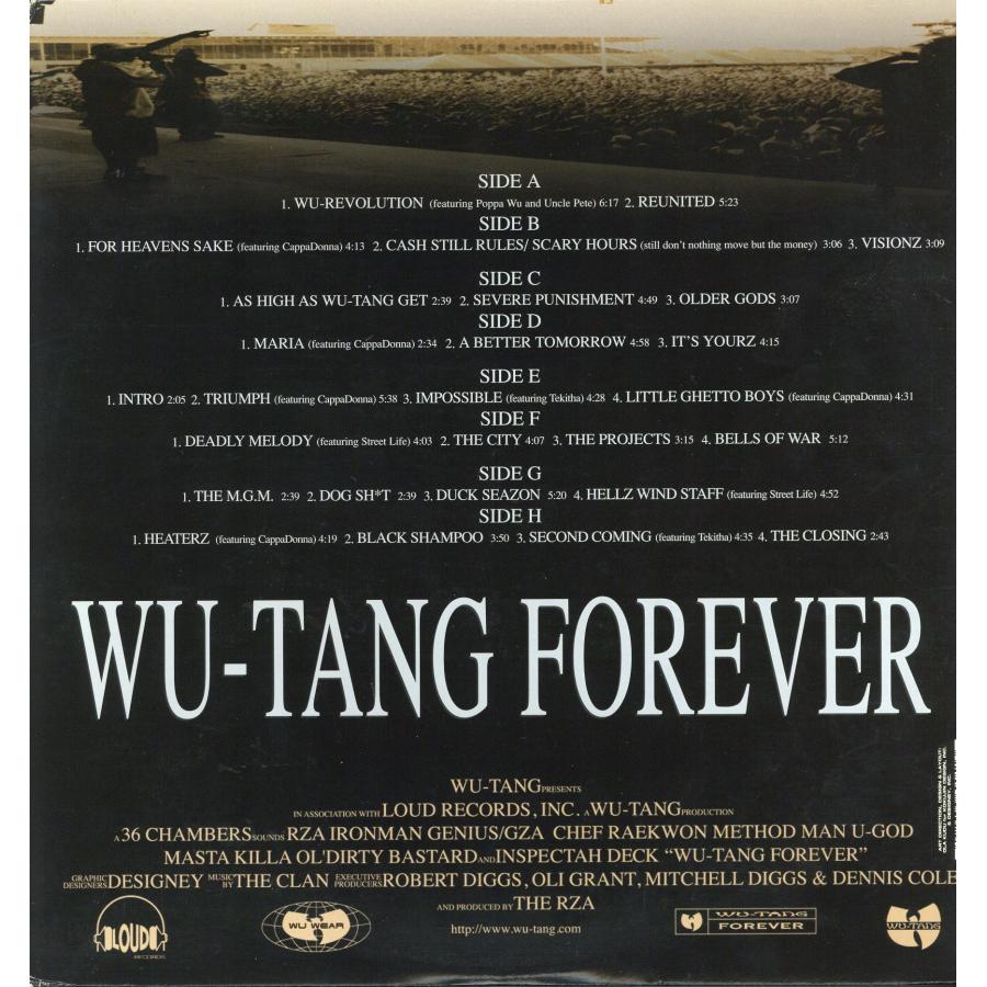 US版 WU-TANG CLAN WU-TANG FOREVER 4LPレコード WU-TANG CLAN WU-TANG FOREVER 4LP ORIG '97 LOUD 07863-66905-1