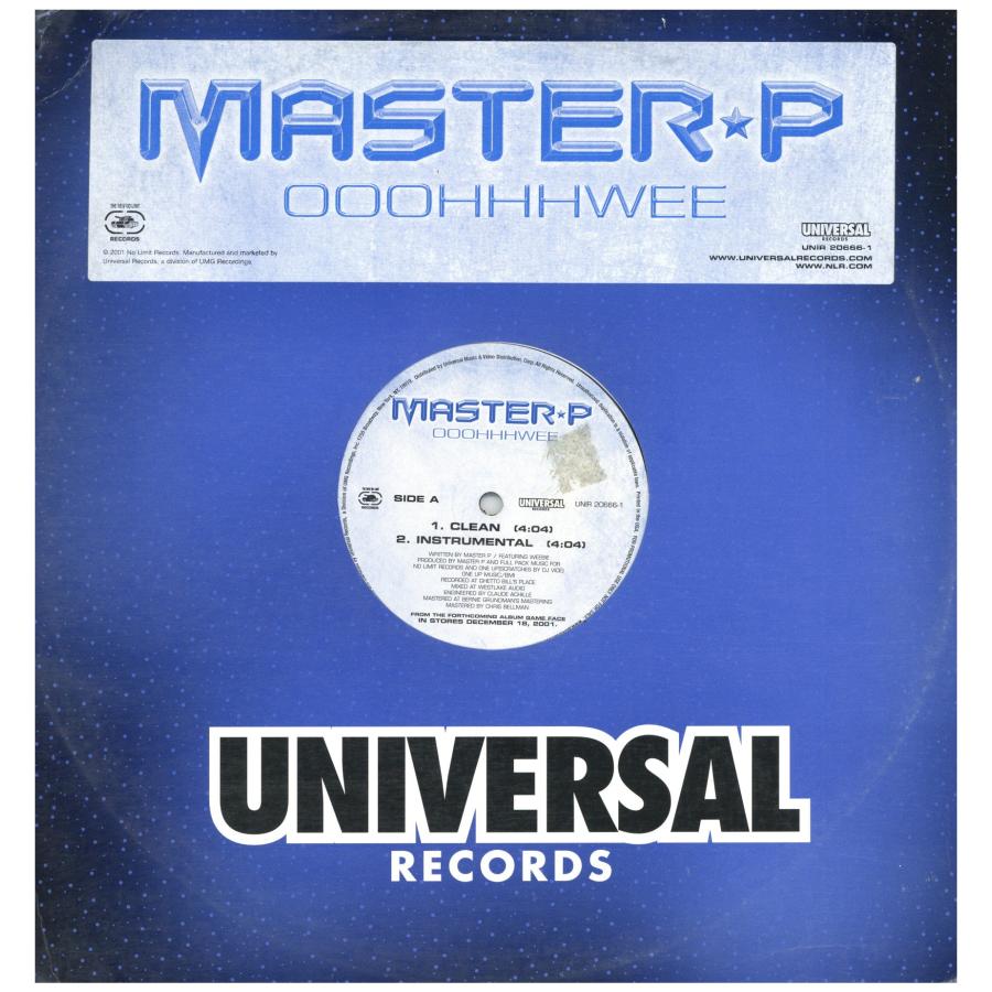 【レコード】MASTER P OOOHHHWEE 12" US 2001年リリース 144816 フリークスレコード レコード販売
