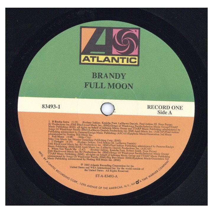 【レコード】BRANDY - FULL MOON 2xLP US 2002年リリース 