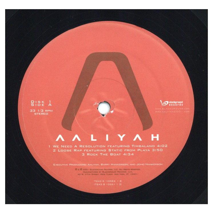 【2001年USオリジナル】Aaliyah - Aaliyah (2LP) レコード】AALIYAH - AALIYAH 2xLP US 2001年リリース : フリークス