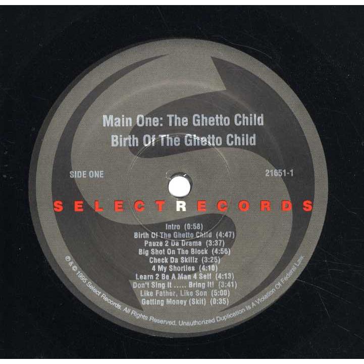 レコード】MAIN ONE - BIRTH OF THE GHETTO CHILD LP US 1995年 