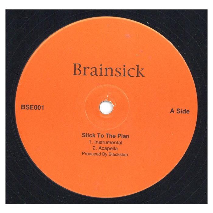レコード】BRAINSICK - STICK TO THE PLAN / SWIRVING MUSIC 12
