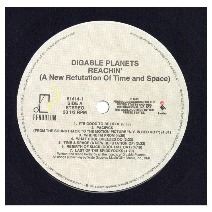 レコード】DIGABLE PLANETS - REACHIN' (A NEW REFUTATION OF