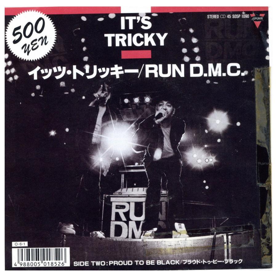 【レコード】RUN DMC IT'S TRICKY / Proud To Be Black (見本盤) 7" JAPAN 1987年