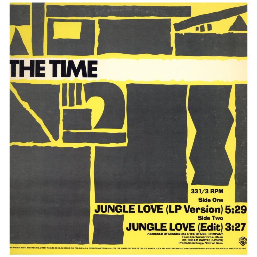 【レコード】THE TIME - JUNGLE LOVE 12" US 1984年リリース : 146124 : フリークスレコード レコード