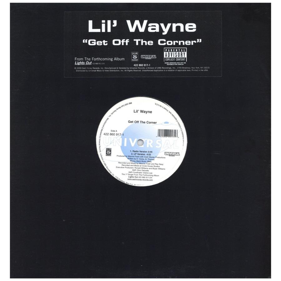 レコード】LIL WAYNE - GET OFF THE CORNER 12