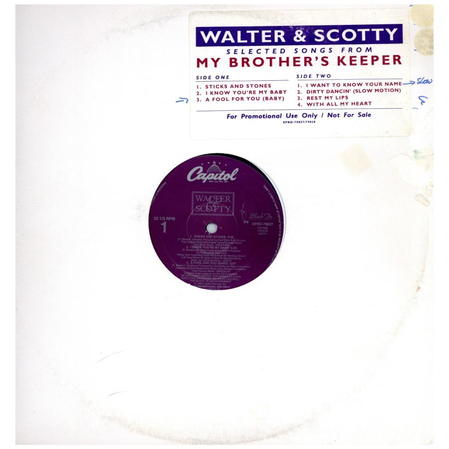レコード】WALTER & SCOTTY - A Fool For You (Baby) / I Know