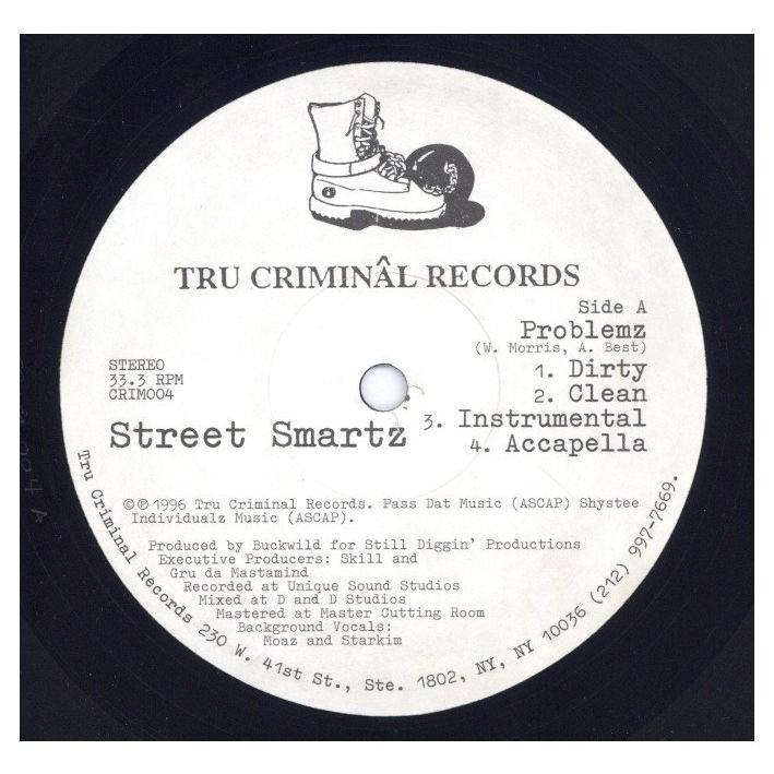 レコード】STREET SMARTZ - PROBLEMZ / METAL THANGZ 12