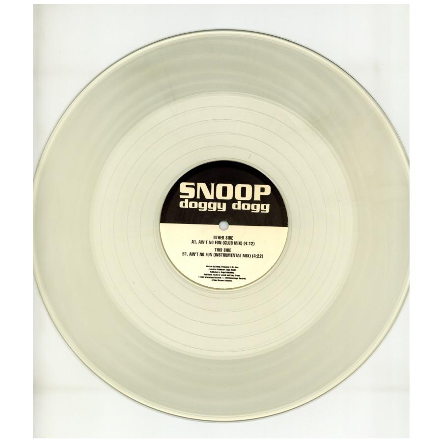 新品未開封 SNOOP DOGGY DOGG/AIN'T NO FUN レコード レコード】SNOOP DOGGY DOGG - AIN'T NO FUN (Clear Vinyl) 12