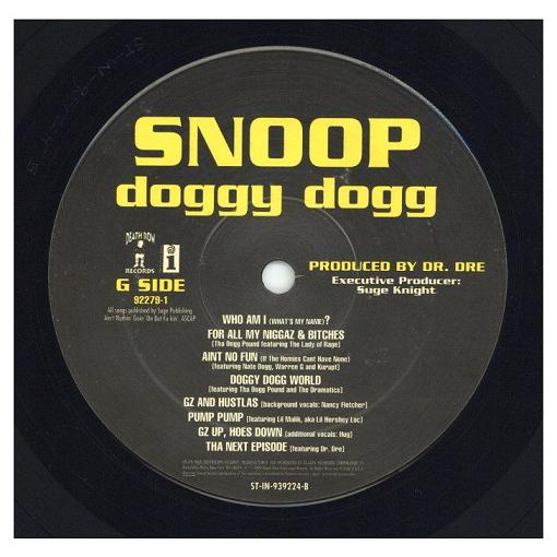 Snoop Dogg Doggystyle レコード レコード】SNOOP DOGGY DOGG - DOGGYSTYLE (US 1st Press