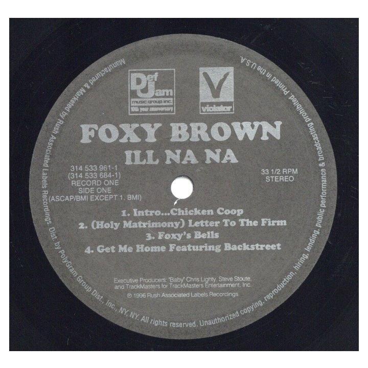 【美品】FOXY BROWN / ILL NA NA 2LPアルバムレコード ILL NA NA (2LP) / /FOXY BROWN レコード通販COCOBEAT RECORDS
