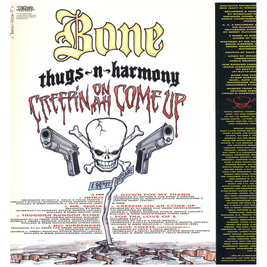 洋楽 Bone Thugs N Harmony EP Creepin on ah レコード】BONE THUGS-N-HARMONY - CREEPIN ON AH COME UP EP US 1994