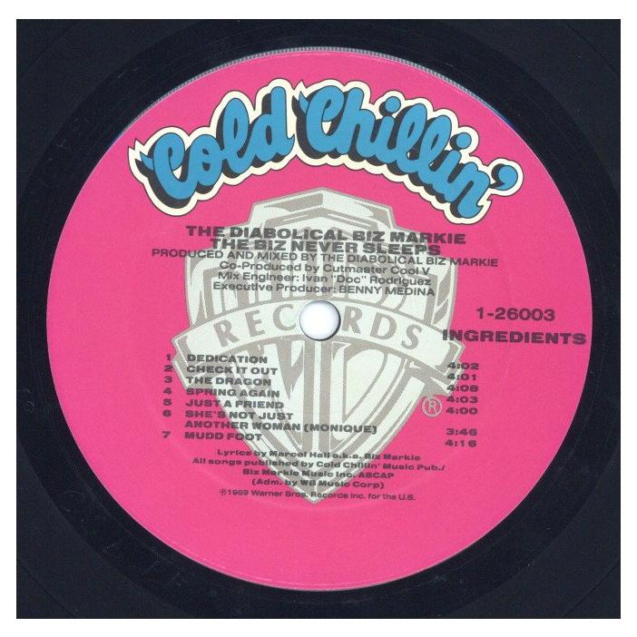 【レコード】BIZ MARKIE - THE BIZ NEVER SLEEPS LP US 1989年リリース_5