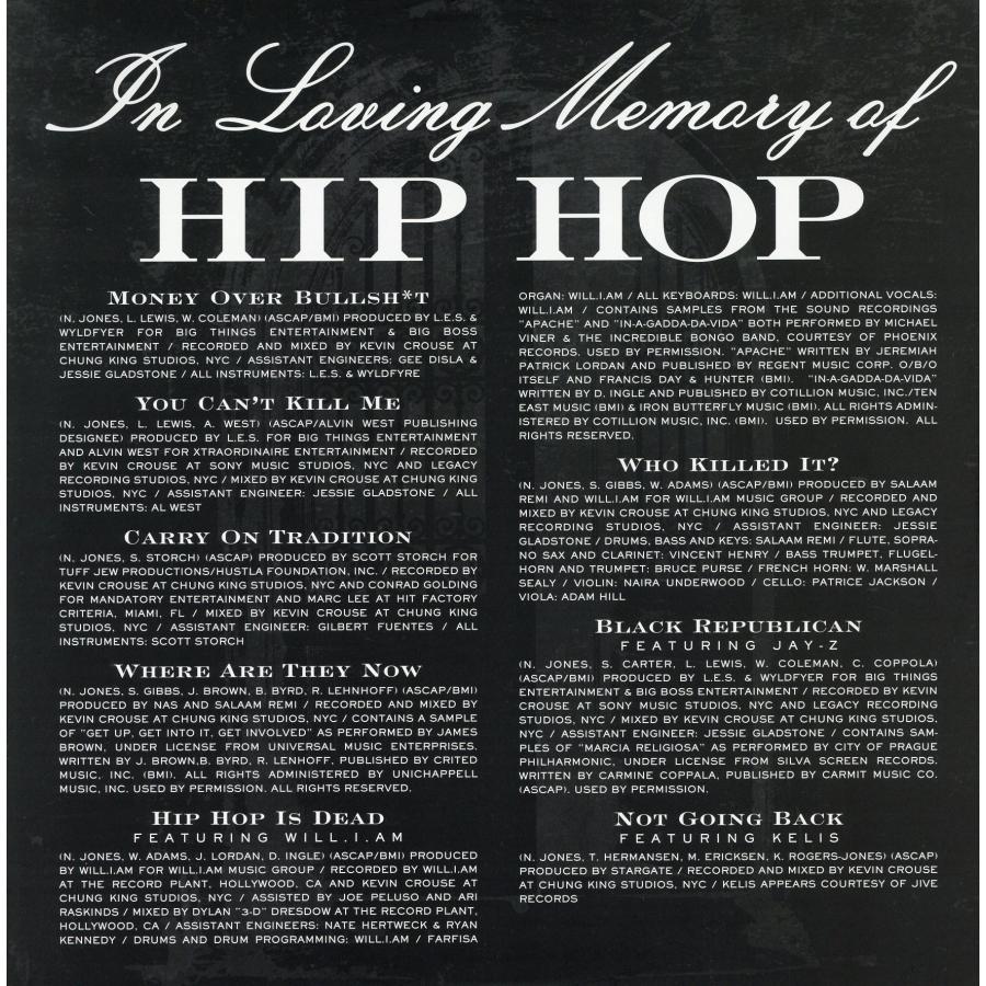 レコード】NAS - HIP HOP IS DEAD 2xLP US 2006年リリース