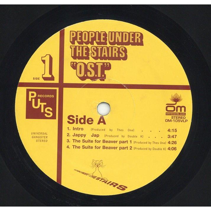 レコード】PEOPLE UNDER THE STAIRS - O.S.T. 2xLP US 2002年リリース