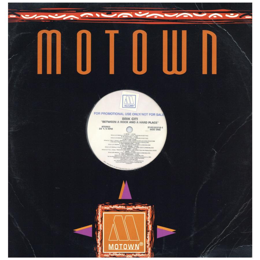 レコード】BRIK CITI - BETWEEN A ROCK AND HARD PLACE LP US 1994年