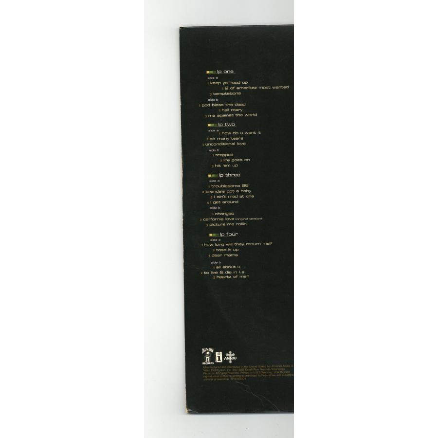 2Pac GREATEST HITS レコード 1998 US盤 レコード】2PAC - GREATEST HITS 4xLP US 1998年リリース : フリークス