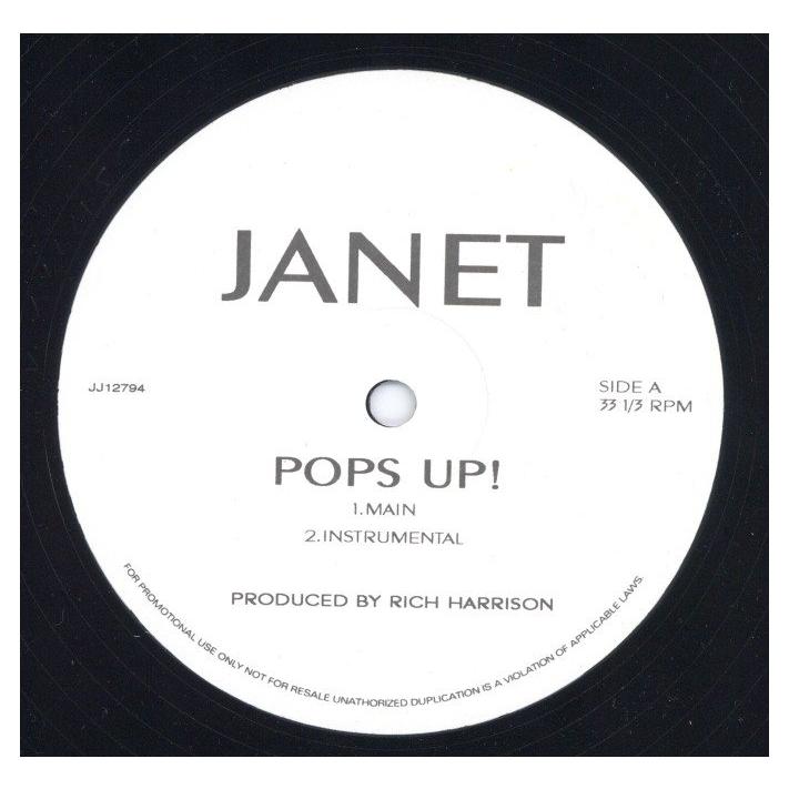 レコード】JANET JACKSON - POPS UP (Produced by Rich Harrison) 12