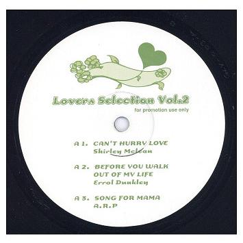 【レコード】Shirley McLean / Errol Dunkley - Can'T Hurry Love / Before You Walk Out Of My Life (Lovers Selection Vol.2) EP JAPAN | 