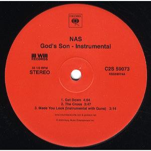 レコード】NAS - GOD'S SON (INSTRUMENTAL EDITION) LP (2枚組) US